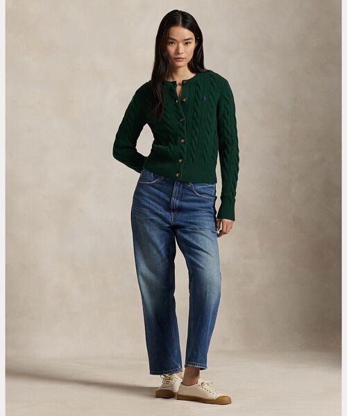 POLO RALPH LAUREN / ポロ ラルフ ローレン カーディガン・ボレロ | ケーブルニット ウールカシミヤ カーディガン | 詳細2