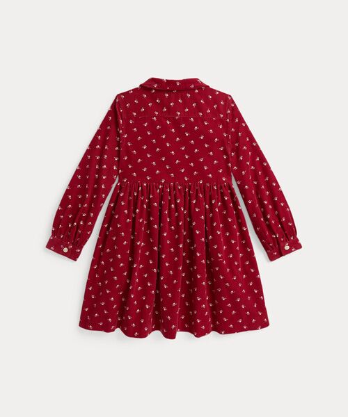 POLO RALPH LAUREN / ポロ ラルフ ローレン ミニ丈・ひざ丈ワンピース | (ガールズ 2才～6才)フローラル コットン コーデュロイ シャツドレス | 詳細2