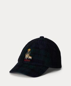 POLO RALPH LAUREN / ポロ ラルフ ローレン キャップ | (ベビー)チェック Polo ベア コーデュロイ ボール キャップ
