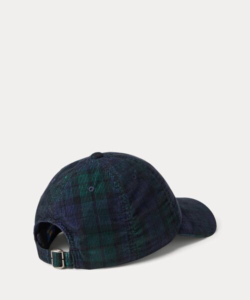 POLO RALPH LAUREN / ポロ ラルフ ローレン キャップ | (ボーイズ 8才～20才)チェック Polo ベア コーデュロイ ボール キャップ | 詳細1