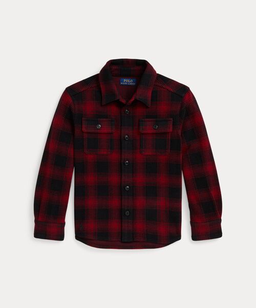 POLO RALPH LAUREN/ポロ ラルフ ローレン (ボーイズ 2才～7才)チェック ニット フランネル シャツ ジャケット 999マルチカラー 7
