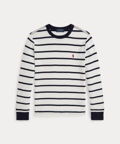 POLO RALPH LAUREN / ポロ ラルフ ローレン Tシャツ | (ボーイズ 8才～20才)ストライプド ワッフル コットン ロングスリーブ Tシャツ