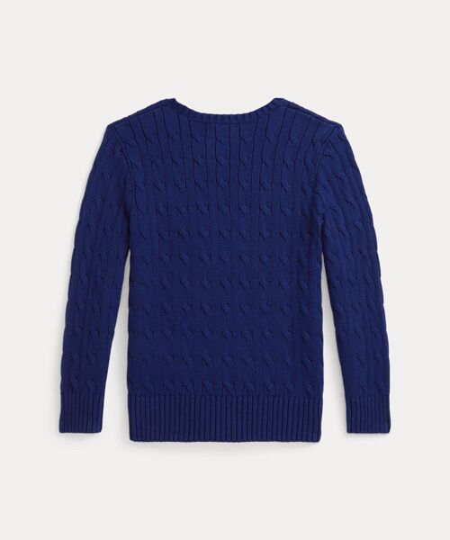 POLO RALPH LAUREN / ポロ ラルフ ローレン ニット・セーター | (ボーイズ 2才～7才)Polo ベア ケーブルニット コットン セーター | 詳細1