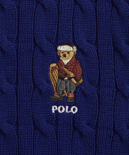 POLO RALPH LAUREN / ポロ ラルフ ローレン ニット・セーター | (ボーイズ 8才～20才)Polo ベア ケーブルニット コットン セーター | 詳細2
