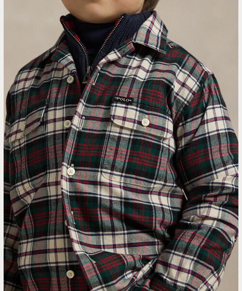 POLO RALPH LAUREN / ポロ ラルフ ローレン シャツ・ブラウス | (ボーイズ 2才～7才)チェック コットン オックスフォード ワークシャツ | 詳細4
