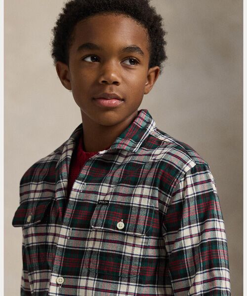 POLO RALPH LAUREN / ポロ ラルフ ローレン シャツ・ブラウス | (ボーイズ 8才～20才)チェック コットン オックスフォード ワークシャツ | 詳細4