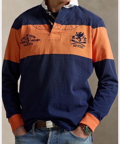 POLO RALPH LAUREN / ポロ ラルフ ローレン カットソー | クラシック フィット エンブロイダリー ラグビー シャツ | 詳細4