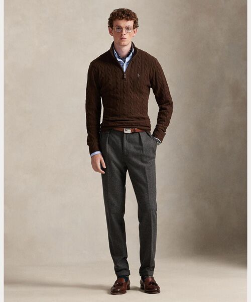 POLO RALPH LAUREN / ポロ ラルフ ローレン ニット・セーター | ケーブルニット ウールカシミヤ セーター | 詳細2