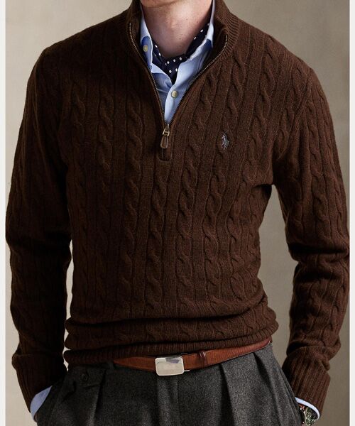 POLO RALPH LAUREN / ポロ ラルフ ローレン ニット・セーター | ケーブルニット ウールカシミヤ セーター | 詳細4