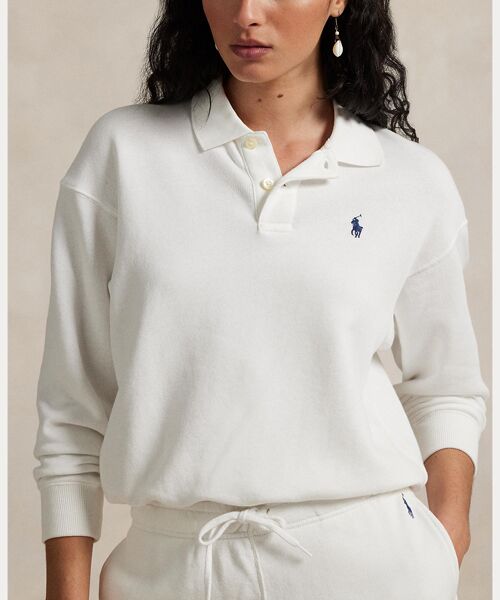 POLO RALPH LAUREN / ポロ ラルフ ローレン ポロシャツ | ライトウェイト フリース ロングスリーブ ポロ | 詳細4