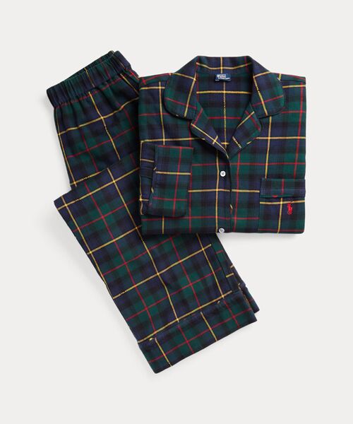 POLO RALPH LAUREN / ポロ ラルフ ローレン ルームウェア | チェック フランネル パジャマ セット | 詳細1