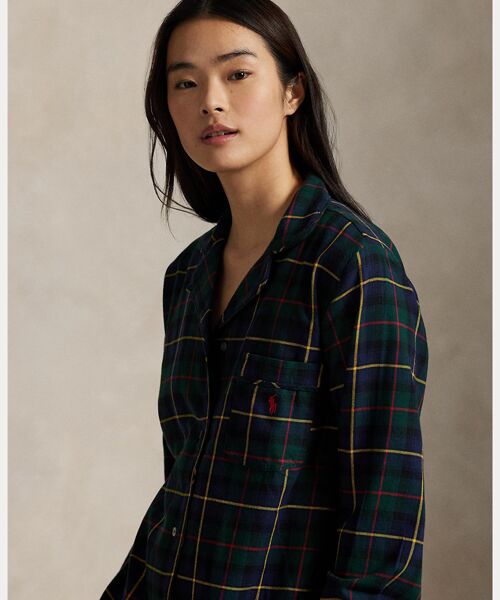 POLO RALPH LAUREN / ポロ ラルフ ローレン ルームウェア | チェック フランネル パジャマ セット | 詳細4