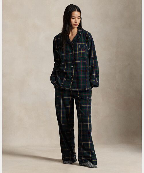 POLO RALPH LAUREN / ポロ ラルフ ローレン ルームウェア | チェック フランネル パジャマ セット | 詳細5