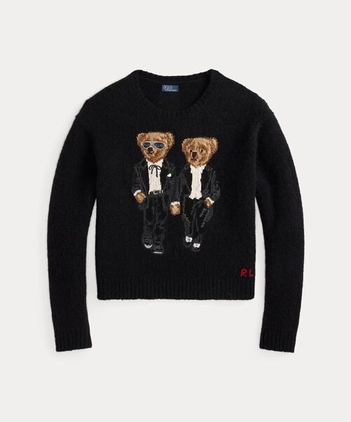 POLO RALPH LAUREN / ポロ ラルフ ローレン ニット・セーター | Ralph & Ricky ベア クルーネック セーター | 詳細1