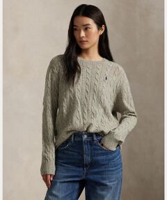 POLO RALPH LAUREN / ポロ ラルフ ローレン ニット・セーター | ケーブル ウールカシミヤ クルーネック セーター