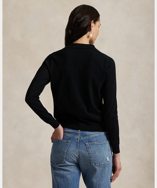 POLO RALPH LAUREN / ポロ ラルフ ローレン カーディガン・ボレロ | ポロカラー ボタンド カーディガン | 詳細3