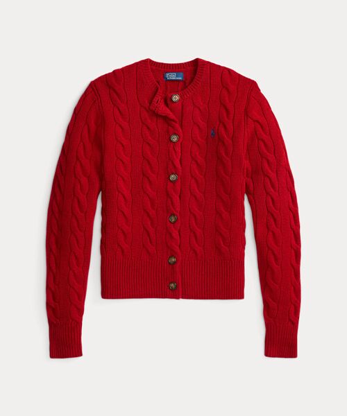 ケーブルニット ウールカシミヤ カーディガン （カーディガン・ボレロ