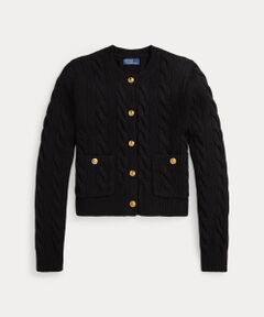 POLO RALPH LAUREN / ポロ ラルフ ローレン カーディガン・ボレロ | ケーブル ウールカシミヤ カーディガン
