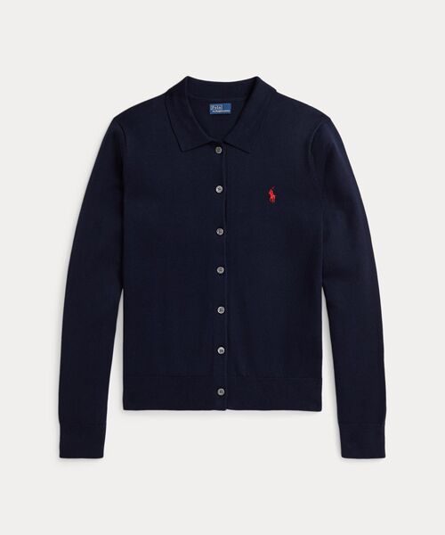 ポロカラー ボタンド カーディガン （カーディガン・ボレロ）｜POLO