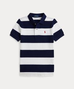 POLO RALPH LAUREN / ポロ ラルフ ローレン ポロシャツ | (ボーイズ 2才～7才)ストライプド コットン メッシュ ポロシャツ
