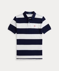 POLO RALPH LAUREN / ポロ ラルフ ローレン ポロシャツ | (ボーイズ 8才～20才)ストライプド コットン メッシュ ポロシャツ