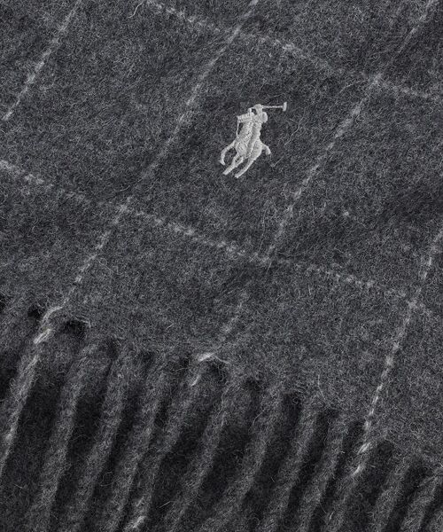 POLO RALPH LAUREN / ポロ ラルフ ローレン マフラー・ショール・スヌード・ストール | リバーシブル ウィンドウペン ウールブレンド マフラー | 詳細3