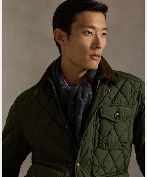 POLO RALPH LAUREN / ポロ ラルフ ローレン マフラー・ショール・スヌード・ストール | リバーシブル ウィンドウペン ウールブレンド マフラー | 詳細1