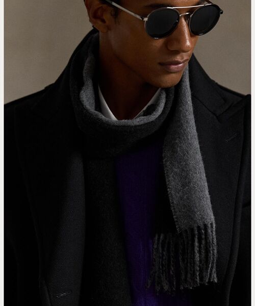 POLO RALPH LAUREN / ポロ ラルフ ローレン マフラー・ショール・スヌード・ストール | リバーシブル ウールブレンド マフラー | 詳細2