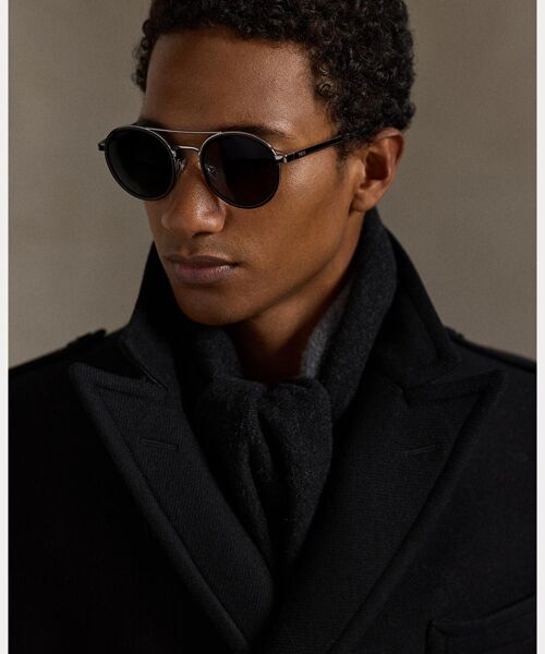 POLO RALPH LAUREN / ポロ ラルフ ローレン マフラー・ショール・スヌード・ストール | リバーシブル ウールブレンド マフラー | 詳細1