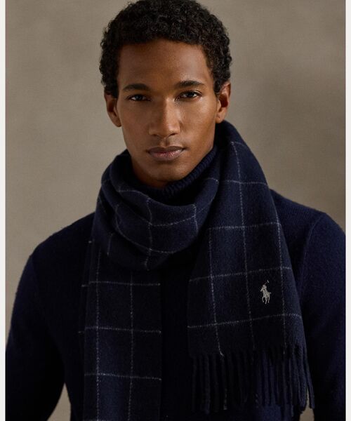 POLO RALPH LAUREN / ポロ ラルフ ローレン バンダナ・スカーフ | ウィンドウペン ウールブレンド スカーフ | 詳細2
