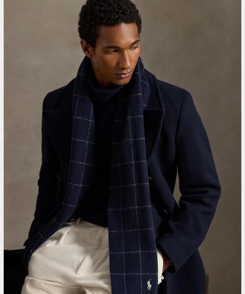 POLO RALPH LAUREN / ポロ ラルフ ローレン バンダナ・スカーフ | ウィンドウペン ウールブレンド スカーフ | 詳細1