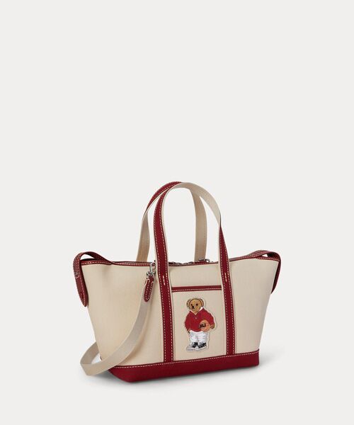 POLO RALPH LAUREN / ポロ ラルフ ローレン トートバッグ | Polo ベア キャンバス ミニ ショッパー トート | 詳細1