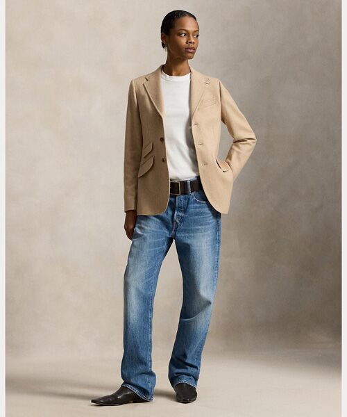 POLO RALPH LAUREN / ポロ ラルフ ローレン テーラードジャケット | シングルブレステッド ウール ハッキング ブレザー | 詳細2