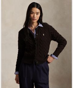 POLO RALPH LAUREN / ポロ ラルフ ローレン カーディガン・ボレロ | ケーブルニット ウールカシミヤ カーディガン