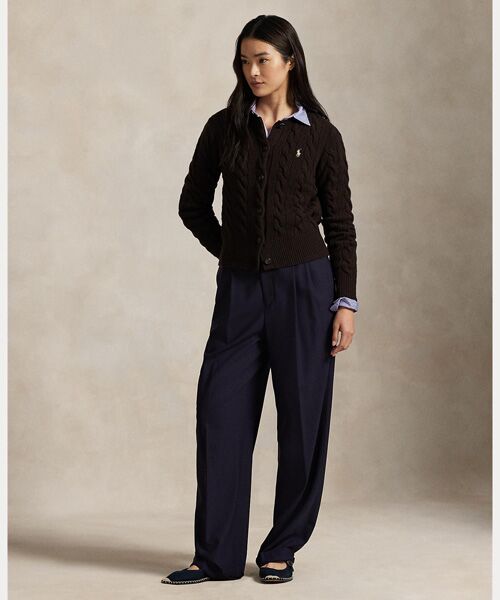 POLO RALPH LAUREN / ポロ ラルフ ローレン カーディガン・ボレロ | ケーブルニット ウールカシミヤ カーディガン | 詳細2