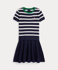 POLO RALPH LAUREN / ポロ ラルフ ローレン ニット・セーター | (ガールズ 7才～16才)ストライプド コットン セーター & スカート セット