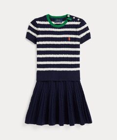 POLO RALPH LAUREN / ポロ ラルフ ローレン ニット・セーター | (ガールズ 2才～6才)ストライプド コットン セーター & スカート セット