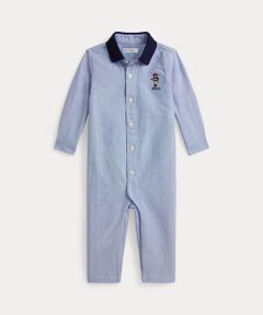 POLO RALPH LAUREN / ポロ ラルフ ローレン ロンパース | (ベビー)Polo ベア コットン オックスフォード カバーオール