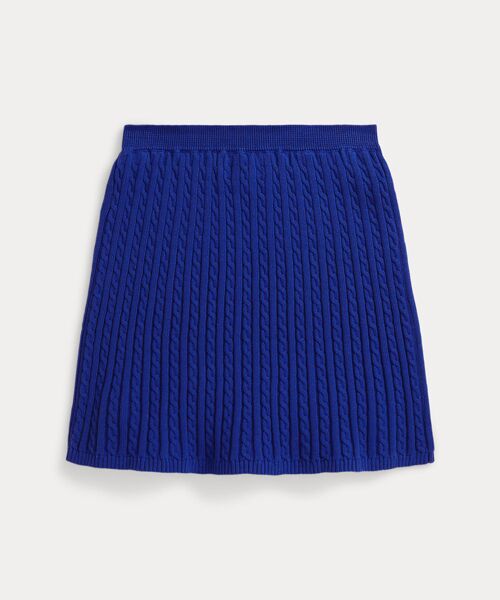 POLO RALPH LAUREN / ポロ ラルフ ローレン ミニ・ひざ丈スカート | (ガールズ 7才～16才)ミニケーブル コットン スカート | 詳細1