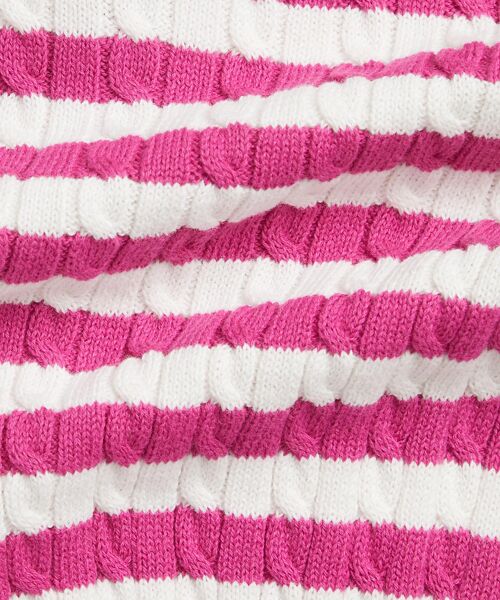POLO RALPH LAUREN / ポロ ラルフ ローレン ベビー・キッズウエア | (ベビー)ストライプド ミニケーブル コットン カーディガン | 詳細2