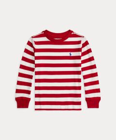 POLO RALPH LAUREN / ポロ ラルフ ローレン Tシャツ | (ボーイズ 2才～7才)ストライプド コットン ロングスリーブ Tシャツ