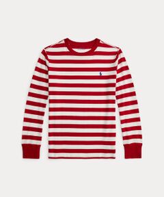 POLO RALPH LAUREN / ポロ ラルフ ローレン Tシャツ | (ボーイズ 8才～20才)ストライプド コットン ロングスリーブ Tシャツ