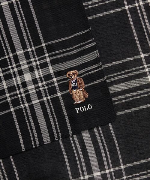 POLO RALPH LAUREN / ポロ ラルフ ローレン ハンカチ | Polo ベア チェック コットン ハンカチーフ | 詳細2