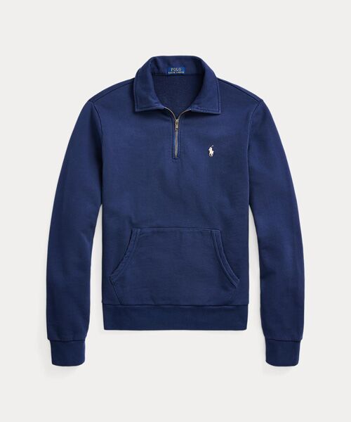 POLO RALPH LAUREN / ポロ ラルフ ローレン スウェット | ロゴバック フリース クォータージップ スウェットシャツ | 詳細1