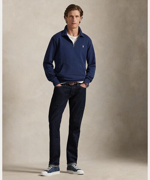 POLO RALPH LAUREN / ポロ ラルフ ローレン スウェット | ロゴバック フリース クォータージップ スウェットシャツ | 詳細2