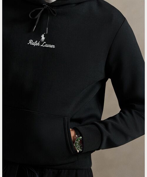 POLO RALPH LAUREN / ポロ ラルフ ローレン パーカー | ロゴ ダブルニット フーディ | 詳細4