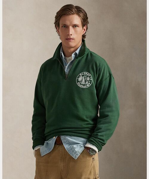 POLO RALPH LAUREN / ポロ ラルフ ローレン スウェット | ヴィンテージ フィット カラード グラフィック スウェットシャツ（300グリーン）