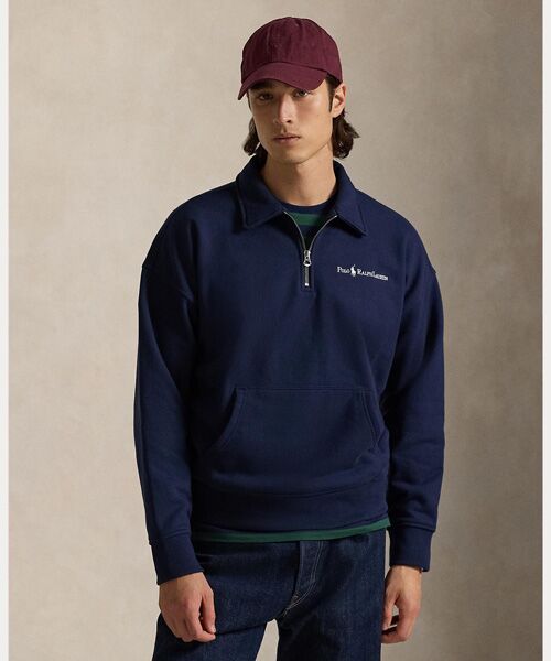 POLO RALPH LAUREN / ポロ ラルフ ローレン スウェット | リラックスド フィット ロゴ カラード スウェットシャツ（410ネイビー）
