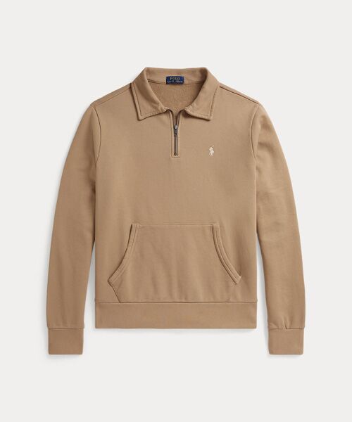 POLO RALPH LAUREN / ポロ ラルフ ローレン スウェット | ロゴバック フリース クォータージップ スウェットシャツ | 詳細1