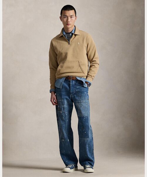 POLO RALPH LAUREN / ポロ ラルフ ローレン スウェット | ロゴバック フリース クォータージップ スウェットシャツ | 詳細2